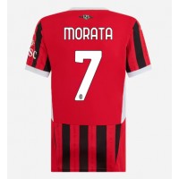 AC Milan Alvaro Morata #7 Hemmatröja Kvinnor 2024-25 Korta ärmar